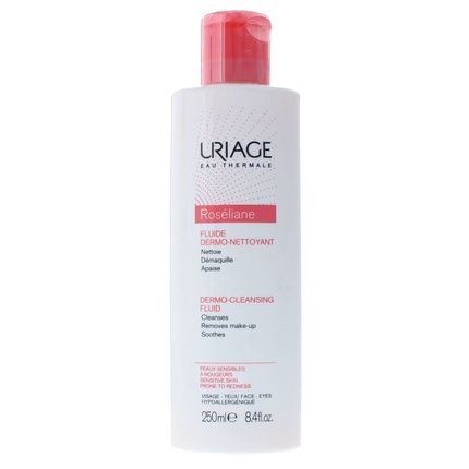 Uriage Roseliane Anti-Redness Dermo-Cleansing Face & Eyes Fluid 250Ml