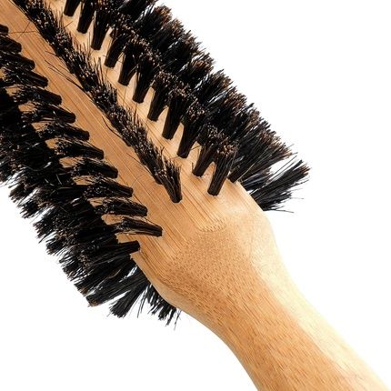 Olivia Garden Bamboo Touch Brush Eco-Conscious Round Bamboo Blowout Hair Brush With 100% Boar Bristles 30Mm - Image 3
