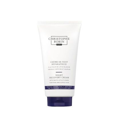 Christophe Robin Night Recovery Cream With White Lotus Flower Rich Overnight Treatment 5 Fl. Oz