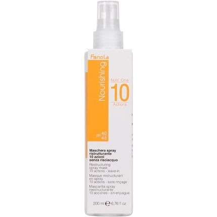 Fanola Restructuring Spray Mask 10 Actions Nourishing Boost For Dry And Frizzy Hair 200Ml
