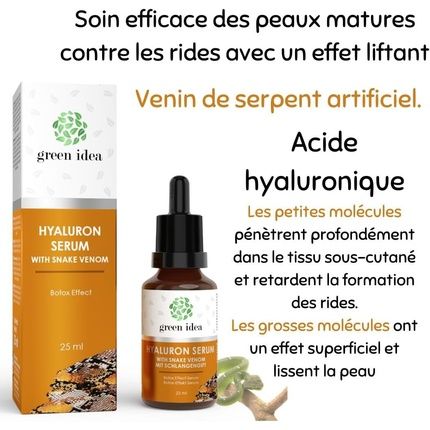 Green Idea Hyaluronic Acid Serum With Snake Venom Skin Care - Image 3