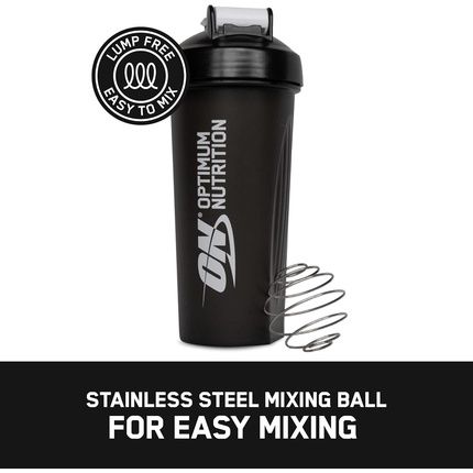 Optimum Nutrition On Shaker With Stainless Steel Mixing Ball - Image 3
