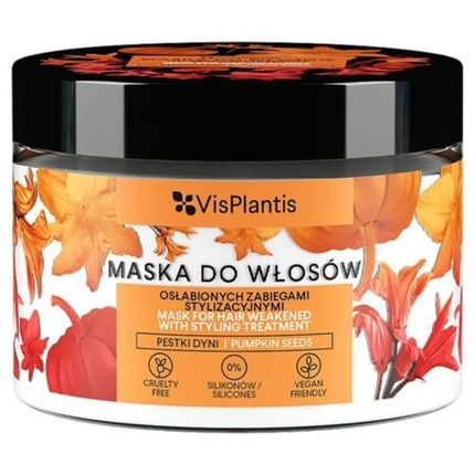 Vis Plantis Pumpkin Seed Mask For Styling-Weakened Hair 300Ml