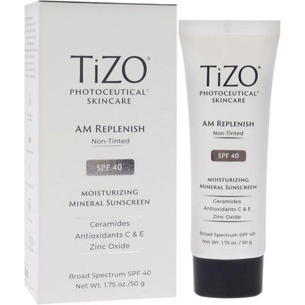 Tizo Photoceutical Am Replenish Spf 40 Nontinted Sunscreen For Women 17Oz