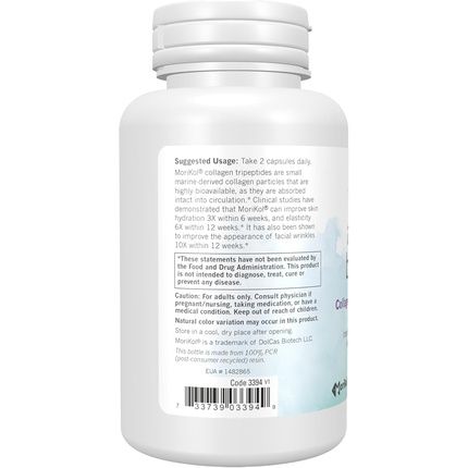 Now Foods Solutions Aquatic Beauty Capsules With Marine Collagen And Vitamin C