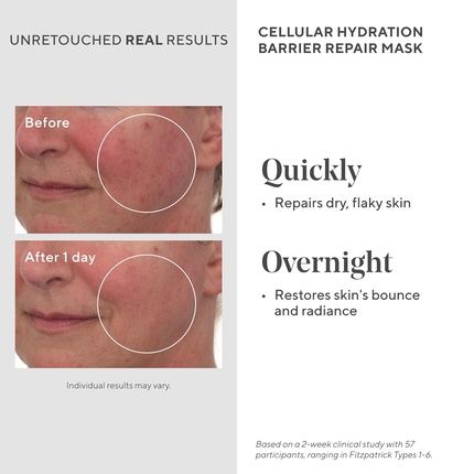 Murad Cellular Hydration Barrier Repair Mask Hydrating Face Mask With Bilberry Omegas Hibiscus Extract And Canadian Willowherb 2.7 Fl Oz - Image 3