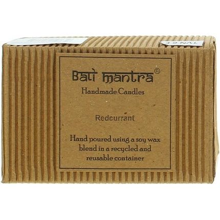 Bali Mantra Victorian Tin Round Redcurrant Candle 280G