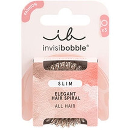 Invisibobble Slim Bronze Me Pretty Hair Band 3 Pieces
