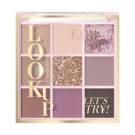 Eveline Look Up Let'S Try Eyeshadow Palette 9 Shades 10.8G