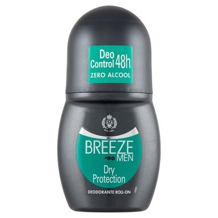 Breeze Men Dry Protection Air Freshener Roll-On 48H 0% Alcohol 50Ml