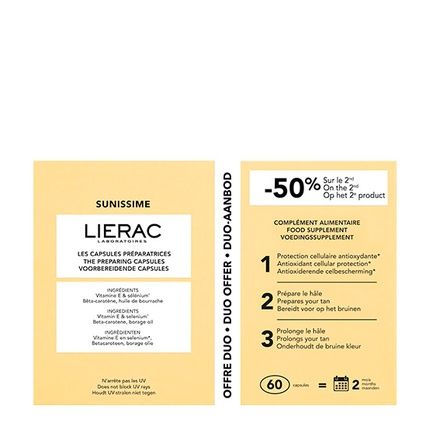 Lierac Sunissime Bronzeado 60 Capsules