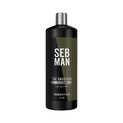 Sebastian Professional Seb Man The Smoother Rinseout Conditioner 1000Ml For Men