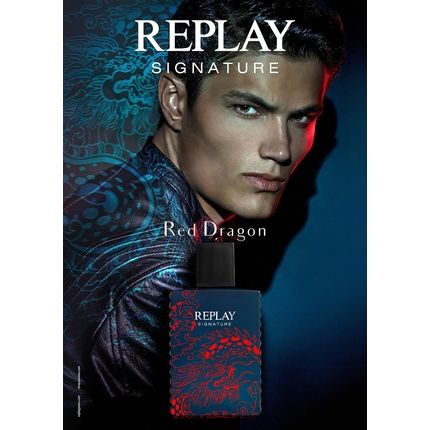 Replay Signature Red Dragon For Men Eau De Toilette 50Ml