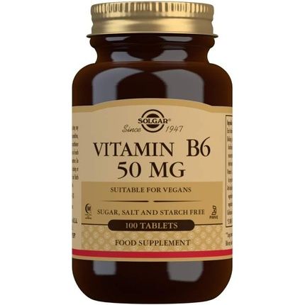 Solgar Vitamin B6 50Mg Tablets - Image 3