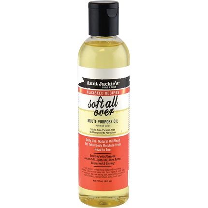 Aunt Jackie'S Flaxseed Soft All Over Multi-Purpose Oil 237Ml
