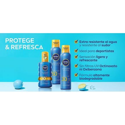 Nivea Sun Protect And Refresh Spray Breeze With Spf 50 200Ml - Image 3