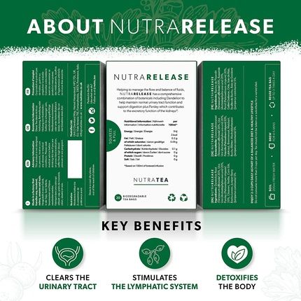 Nutrarelease - Diuretic Bladder & Kidney Tea For Drainage