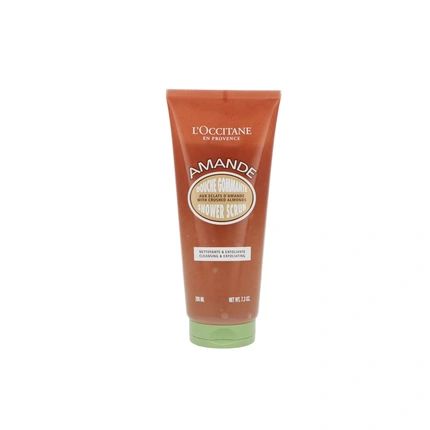 L'Occitane Amande Shower Scrub 200Ml Exfoliating Shower Gel With Almond Oil