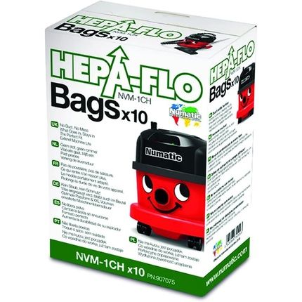 Numatic Henry Cleaner Bags Pack Of 10 Basil/Henry/James