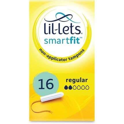 Lil-Lets Extra Comfort Regular Absorbency Non-Applicator Tampons 16 Tampons
