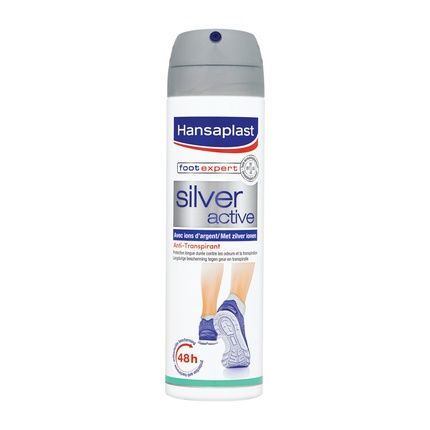 Hansaplast Foot Deodorant Silver Active Effective Foot Deodorant For Freshness