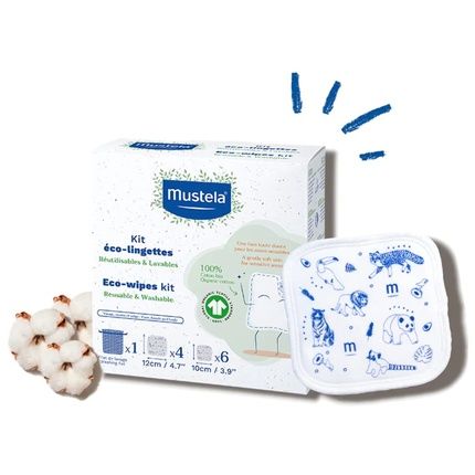 Mustela Eco Wipes Reusable And Washable