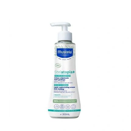 Mustela Stelatopia Lipidreplenishing Cream 300 Ml Ideal For Soothing And Replenishing Dry Skin - Image 3