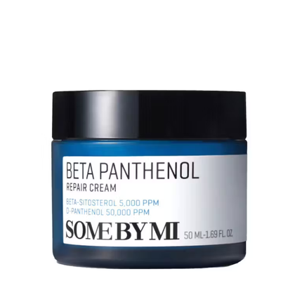 Some By Mi Beta-Panthenol Repair Cream 1.69Oz 50Ml - Rebuilding Skin Barrier With Beta-Sitosterol And D-Panthenol For Damaged Skin - Daily Moisturizer With Anti-Wrinkle Effect - Facial Skin Care