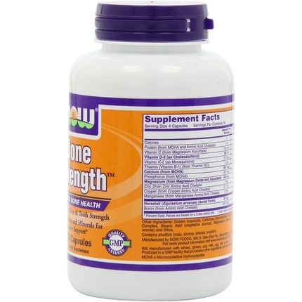 Now Bone Strength 120 Capsules