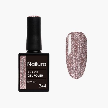 Nailura Gel Polish 344 Rose Gold Shimmer 10 Ml