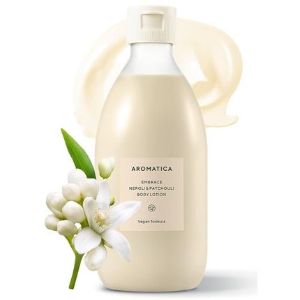 Aromatica Embrace Body Lotion Neroli & Patchouli 10.14Oz 300Ml Vegan Aromatic Fragrance Soothing Moisturizing Body Lotion