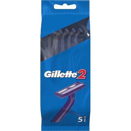 Gillette 2 Men'S Disposable Razor 5 Units