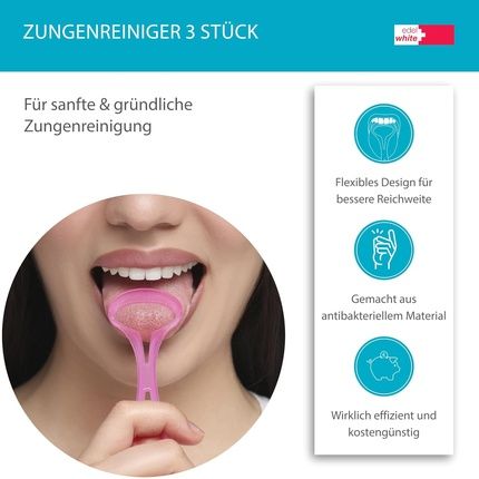 Edel White Tongue Cleaner - Pack Of 3 - Image 3