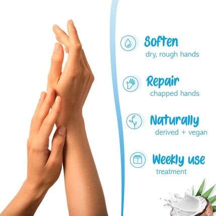 7Th Heaven Softening Coconut Hand Mask Hand Moisturizer Gloves With Shea Butter And Argan Oil To Soften Dry Rough And Chapped Hands - Image 3