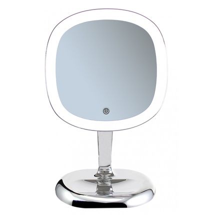 Koh-I-Noor Kin Series Single Sided Square Magnifying Mirror With Led