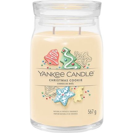 Yankee Candle Signature Scented Candle ; Large Long Burning Christmas Candle