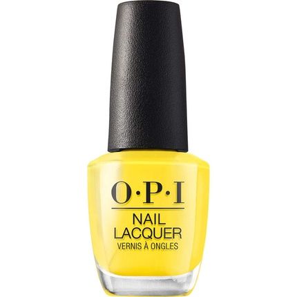 Opi Nail Lacquer Exotic Birds Do Not Tweet Yellow Nail Polish Fiji Collection 0.5 Fl Oz