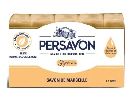 Persavon Glycerin Soap Block 5 X 100 Grams