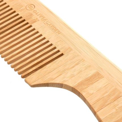 Olivia Garden Bamboo Touch Comb Eco-Conscious Bamboo Hair Comb With Handle For Thick Hair