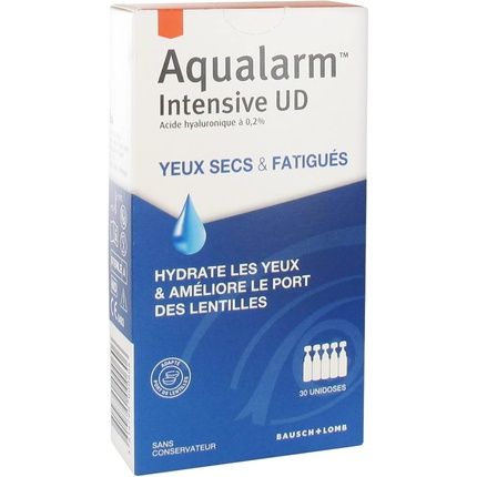 Bausch + Lomb Aqualarm Intensive Ud 30 X 0.5Ml - Pack Of 30