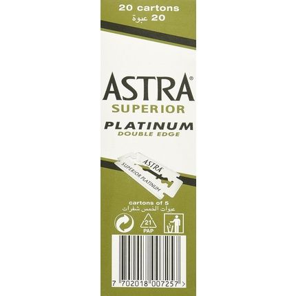 Astra Platinum Double Edge Safety Razor Blades 100 Count - Image 3