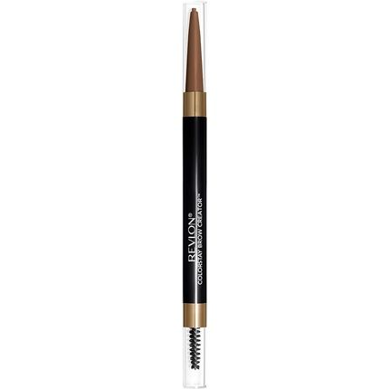 Revlon Colorstay Eyebrow Pencil Creator With Powder And Spoolie Brush To Fill Define Sculpt Shape And Diffuse Perfect Brows 605 Soft Brown