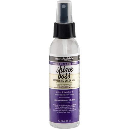 Aunt Jackie'S Grapeseed Shine Boss Refreshing Sheen Mist 4Oz