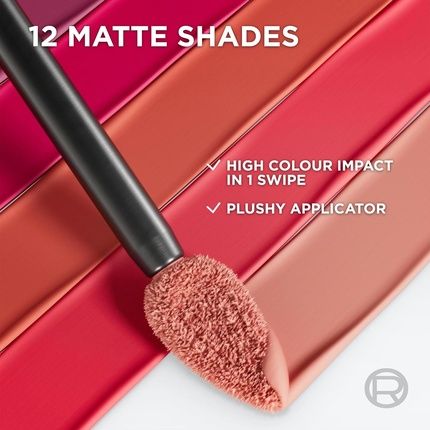 L'Oreal Paris Liquid Lipstick Intense Colour Longwear Matte Formula With Hyaluronic Acid 5.00Ml - Image 3
