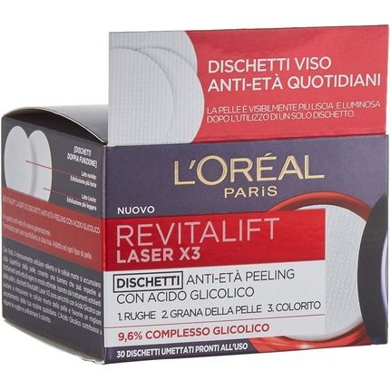Revitalift Laser X3 Peeling With Glycolic Acid 30 Disks