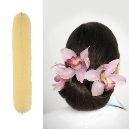 T4B Lussoni Hair Bun Ring With Elastic Band - High Quality Mesh Sponge 230 Blonde - Image 3