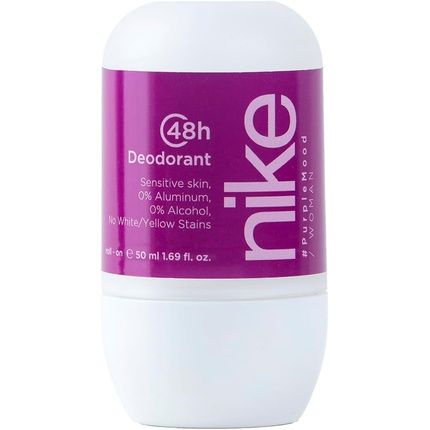 Nike Purple Mood Women'S Roll-On Deodorant 50Ml - Anti-Stain