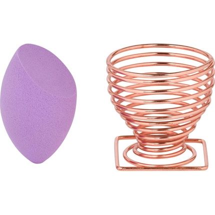 Cala Makeup Sponge And Stand Purple