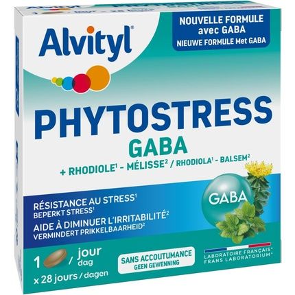 Alvityl Phytostress Gaba Rhodiola Lemon Balm - Promotes Resistance