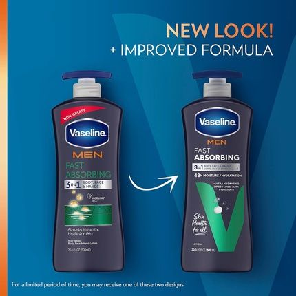Vaseline Men Body & Face Lotion 245 Oz - Image 3